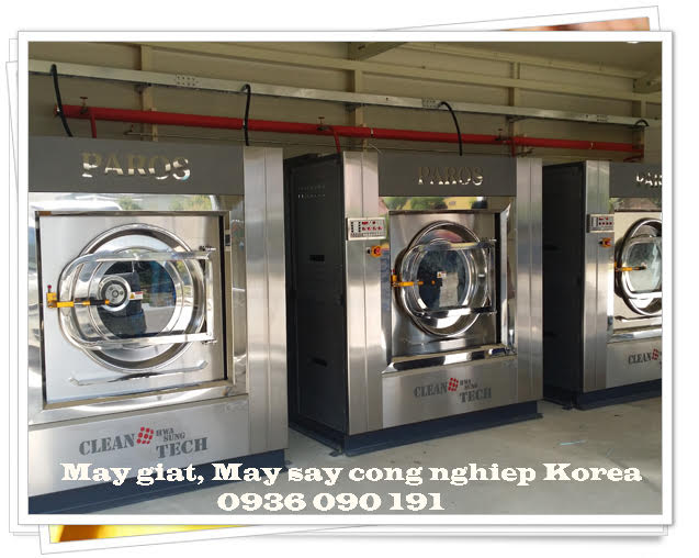 Máy giặt công nghiệp cao cấp Paros Korea